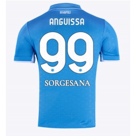 SSC Napoli Frank Anguissa #99 Hemmakläder 2024-25 Kortärmad